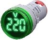 PM22AC-2 LED-G digitln panelov voltmetr