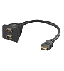 RED HDMI-V/2xHDMI-Z Gold redukce