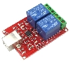 HMA1124 Modul rel 2x 5V s USB