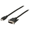 KAB HDMI-V/DVI-D-V 3m gold